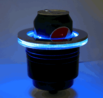 LED Beverage Holder in Blue