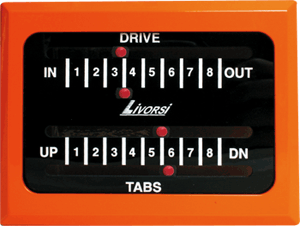 UMI2D2TBKO- 2 drives, 2 tabs, horizontal layout, standard pointers