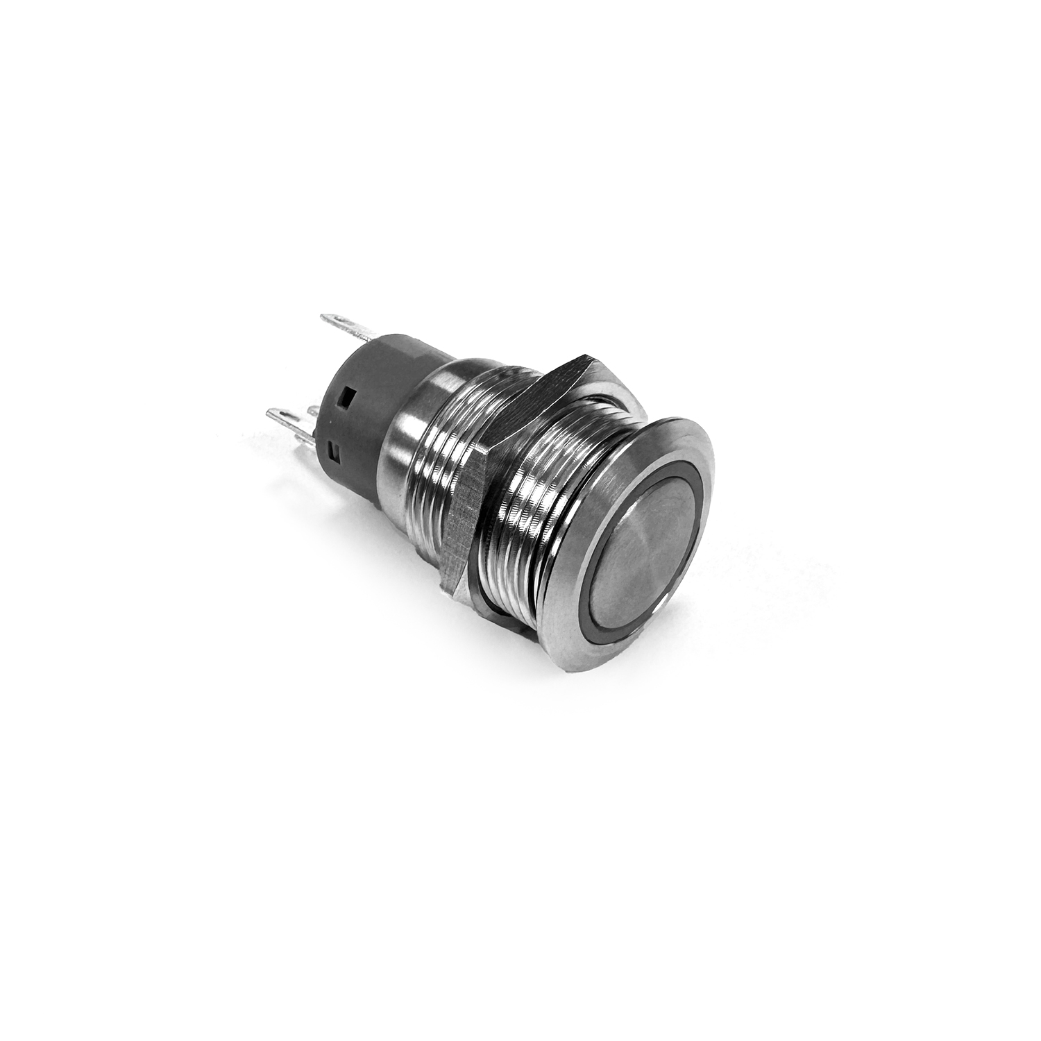 Push button, momentary on / off, blue led – 243250000000 Product Image 1