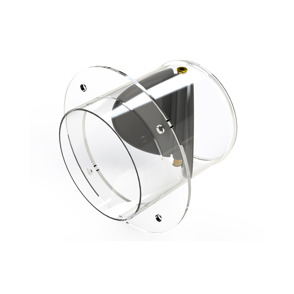 4″ standard exhaust tip with butterfly style flap – 39025 Product Image 2