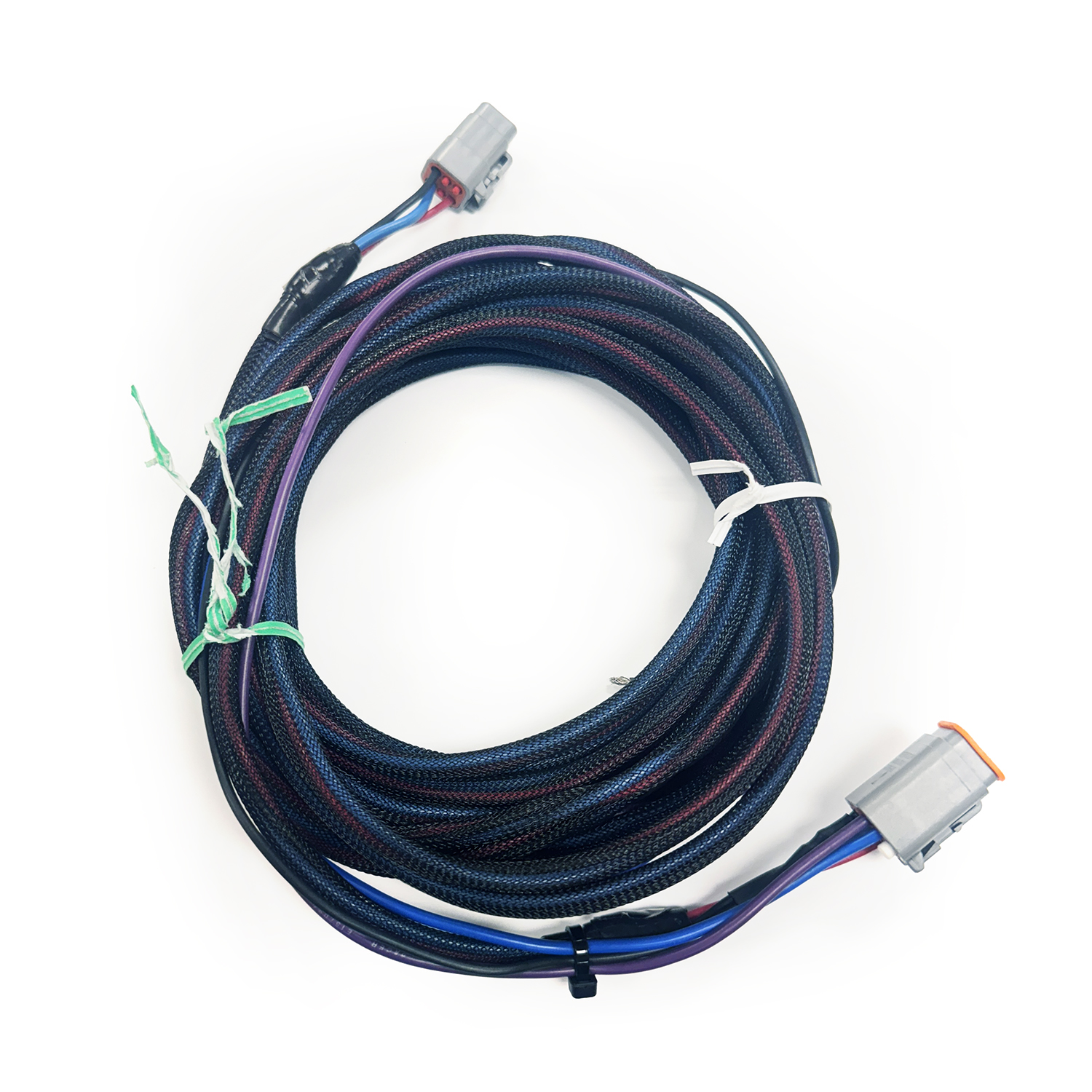 3 pin, 20’ long jack plate wire harness with split loom – DC5VWH-101000 Product Image 1