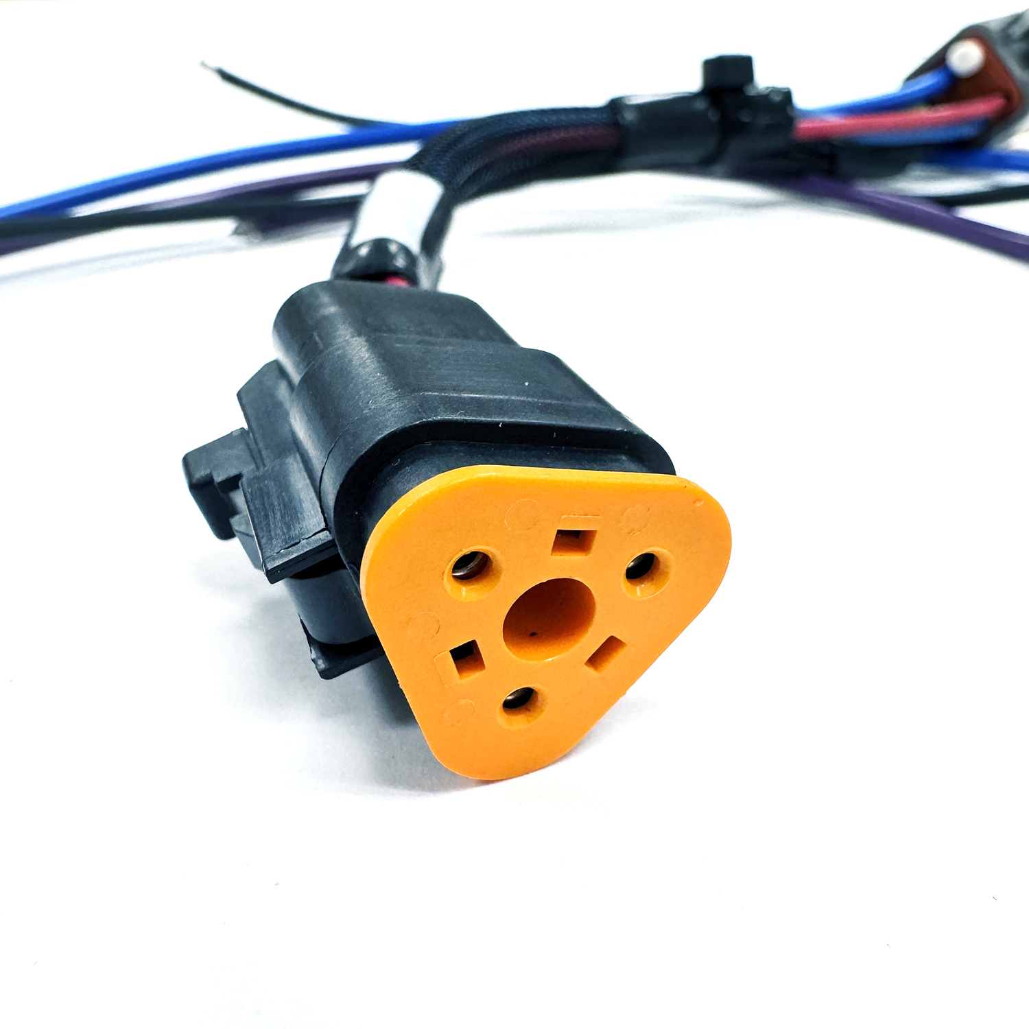 3 pin, 20’ long jack plate wire harness with split loom – DC5VWH-101000 Product Image 2