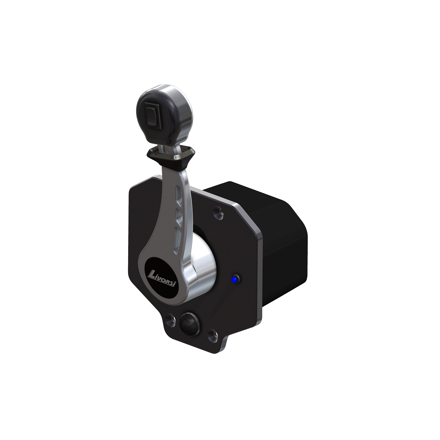 Livorsi side mount throttle with trim switch for Malibu engines – EECARFS5154 Product Image 1