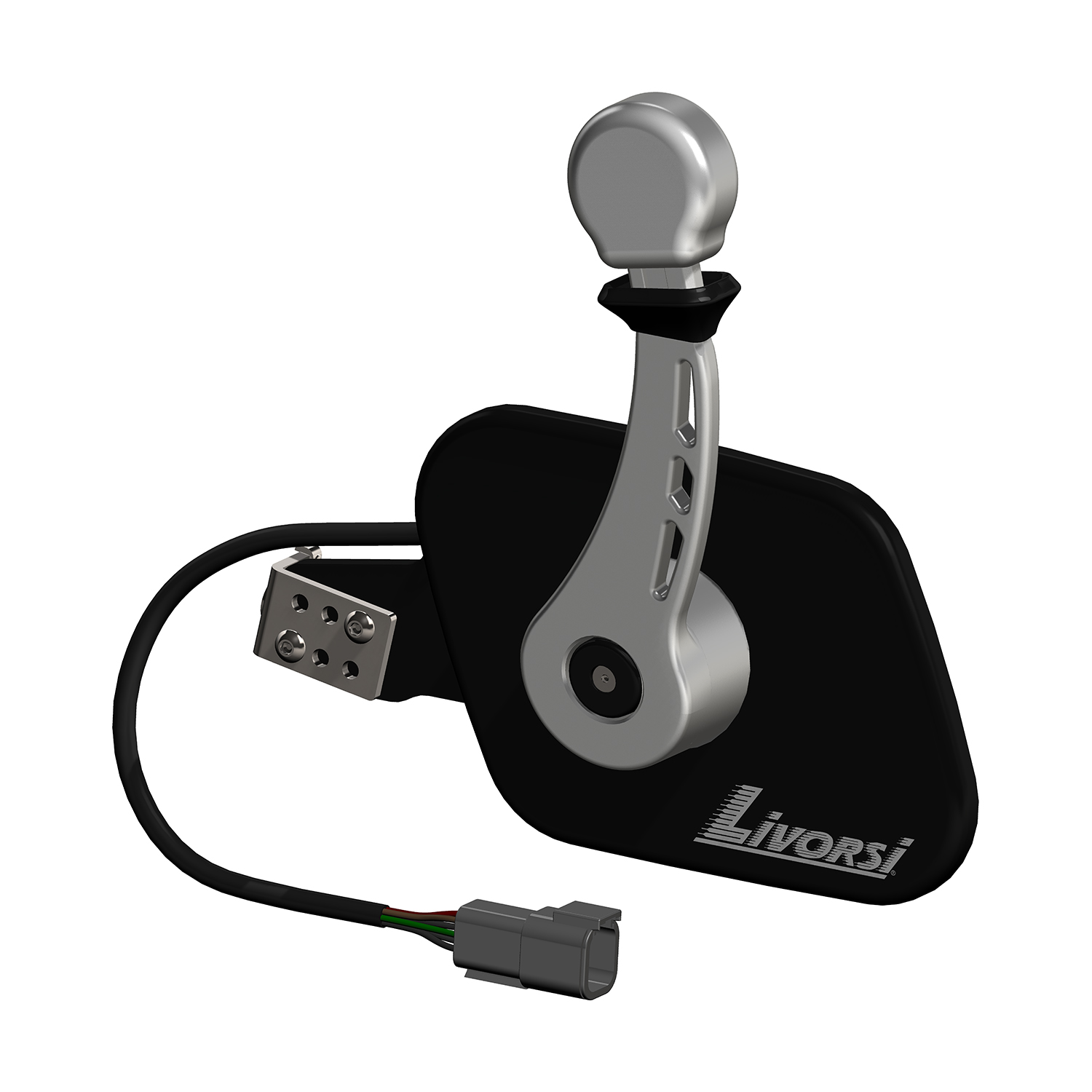Livorsi side mount throttle for Indmar engines – EMCPCF100 Product Image 1
