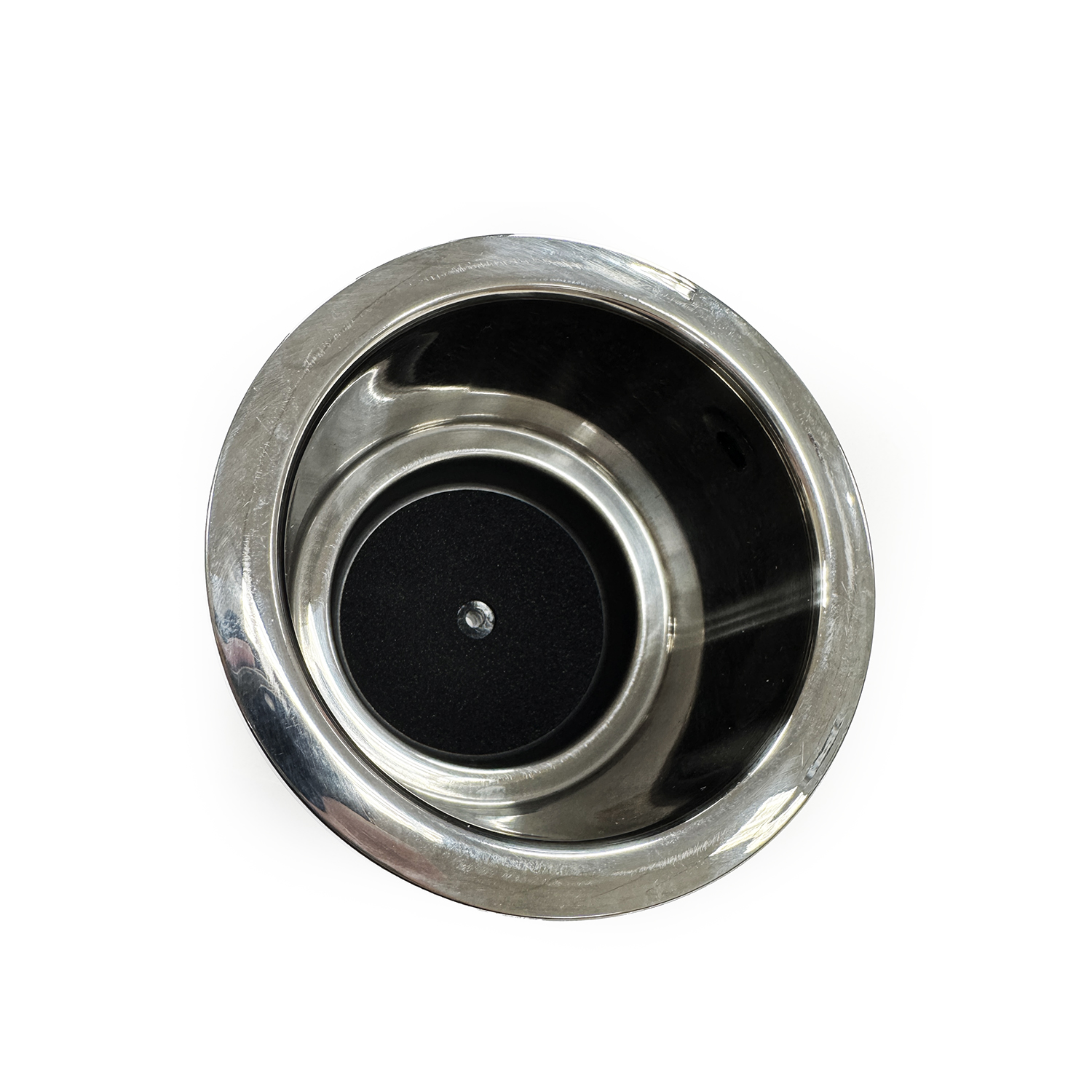 Polished stainless steel RGB, LED lit beverage holder – LBHINTRGB Product Image 2