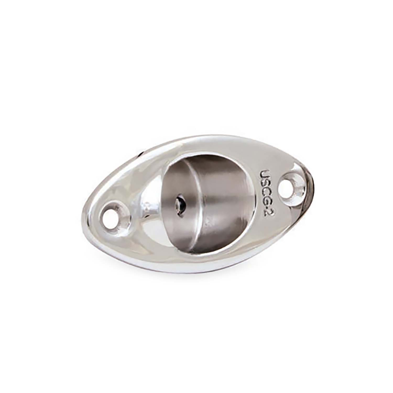 Polished stainless red LED navigation light – LEDNL3R Product Image 1