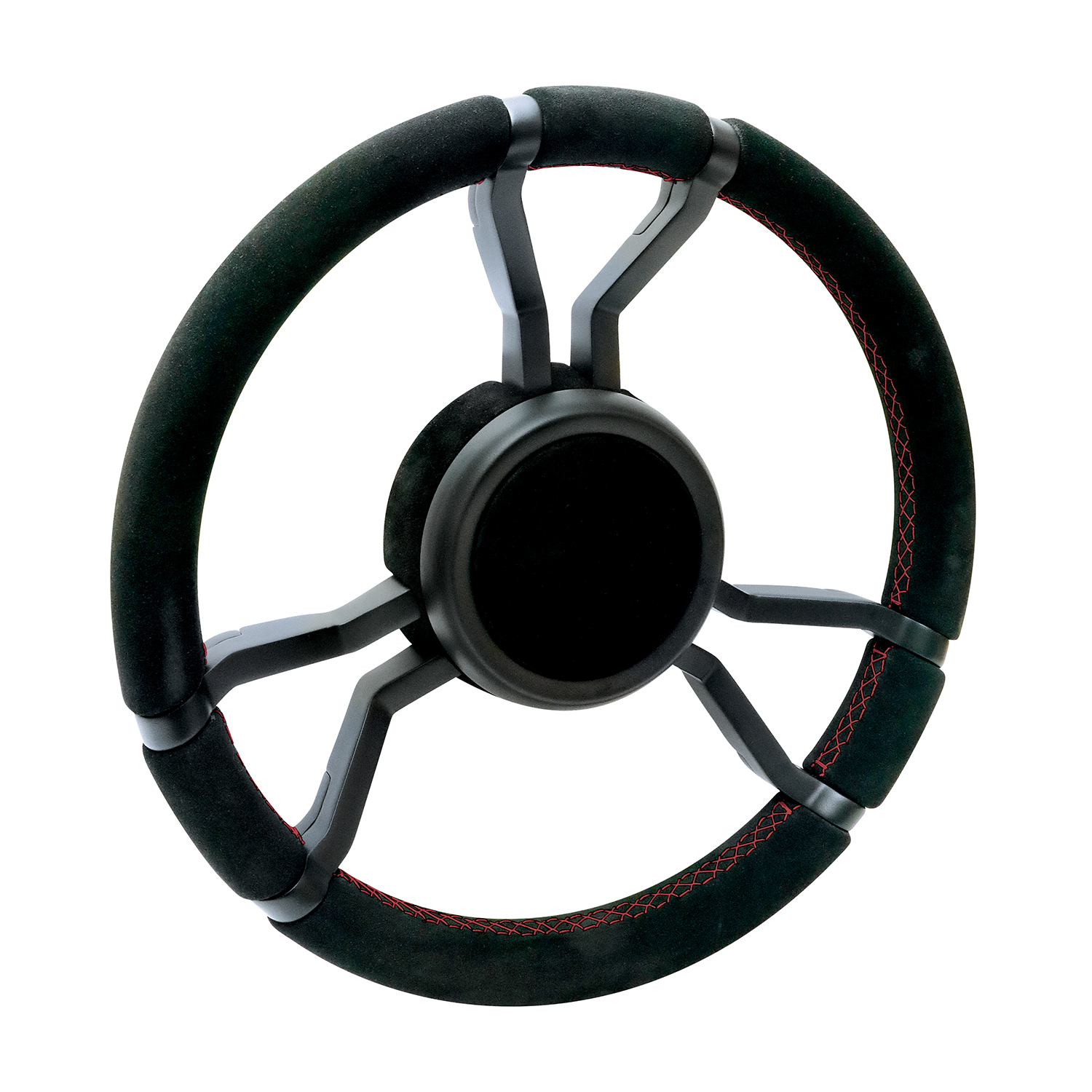 Alcantara covered Livorsi Apex wheel with flat black spokes – LSWA010001FYL01100 Product Image 1