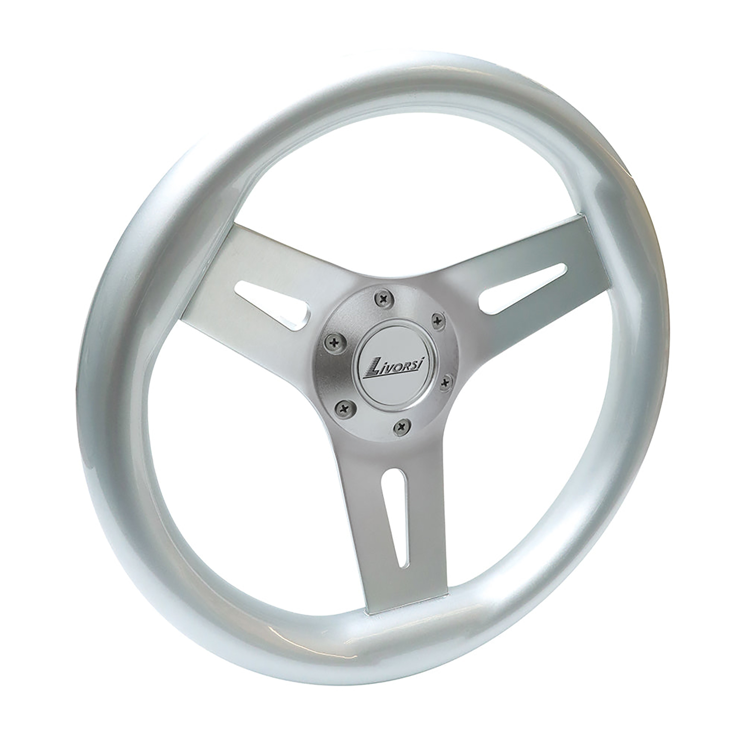 Platinum Livorsi Mega Grip marine steering wheel – MGWALPL Product Image 2
