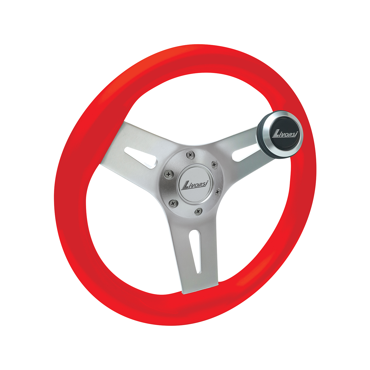 Red Livorsi Mega Grip wheel kit with speed knob – MGWALRK-MGWSK Product Image 1