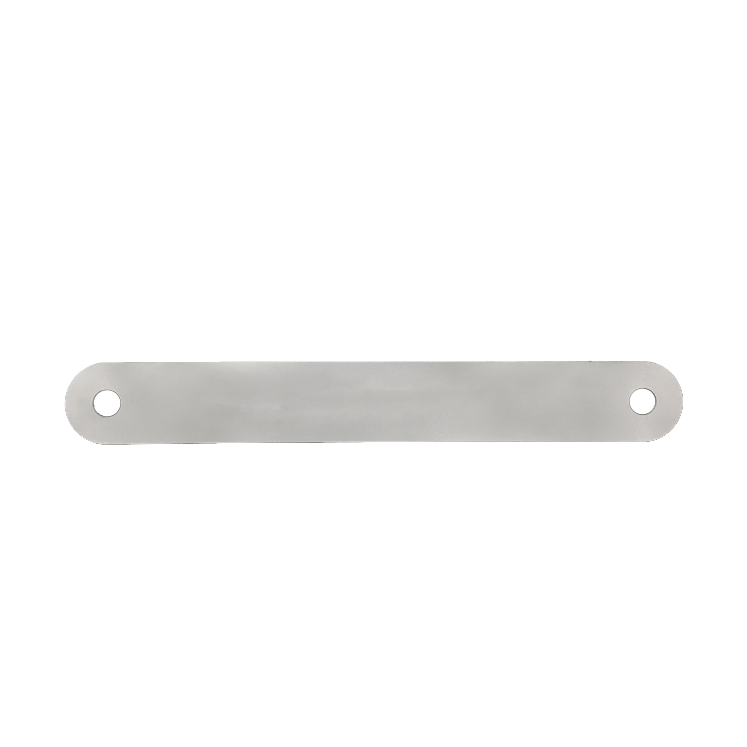 Small plate two hole, clear anodized aluminum – MP-1ALCAN Product Image 1