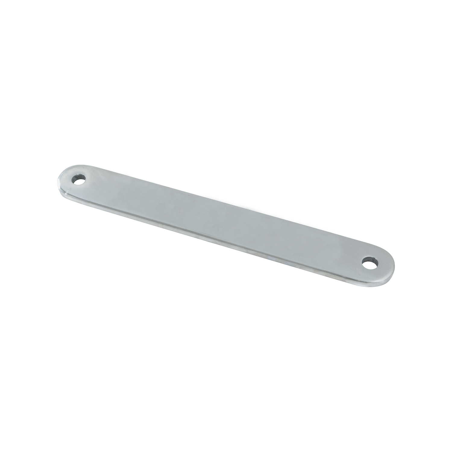 Small plate two hole, polished stainless steel – MP-1SS Product Image 1