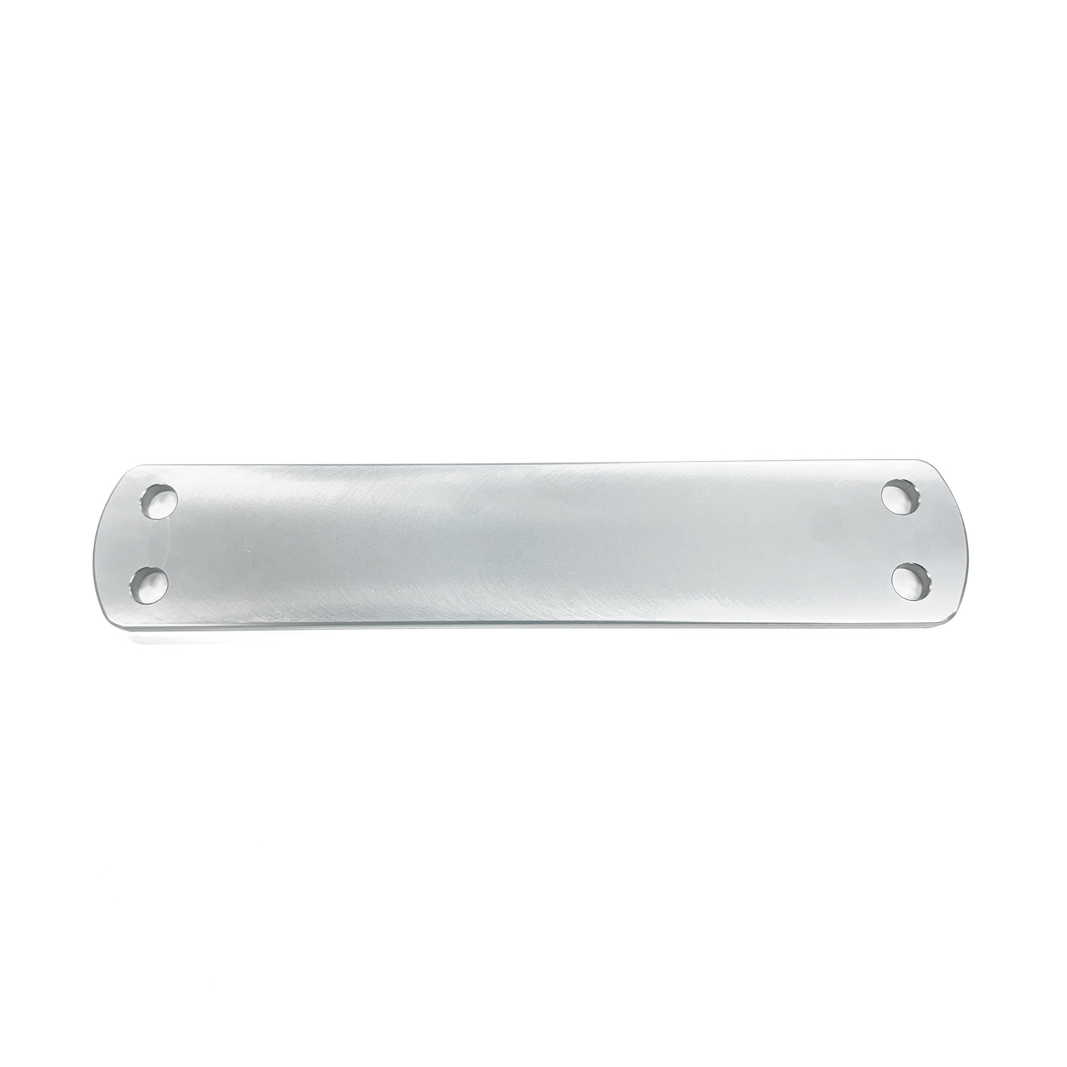 Large plate four hole, clear anodized aluminum – MP-2ALCAN Product Image 1