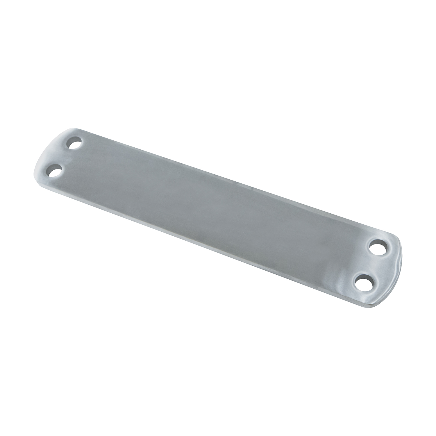 Large plate four hole, polished stainless steel – MP-2SS Product Image 1