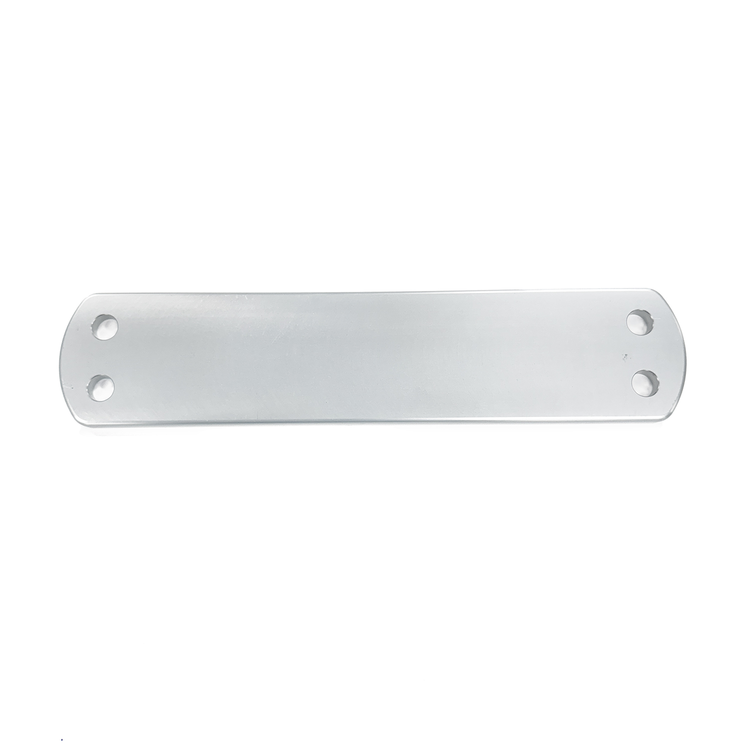 Large plate four hole, clear anodized aluminum, 3.13″ wide – MP-3ALCAN Product Image 1