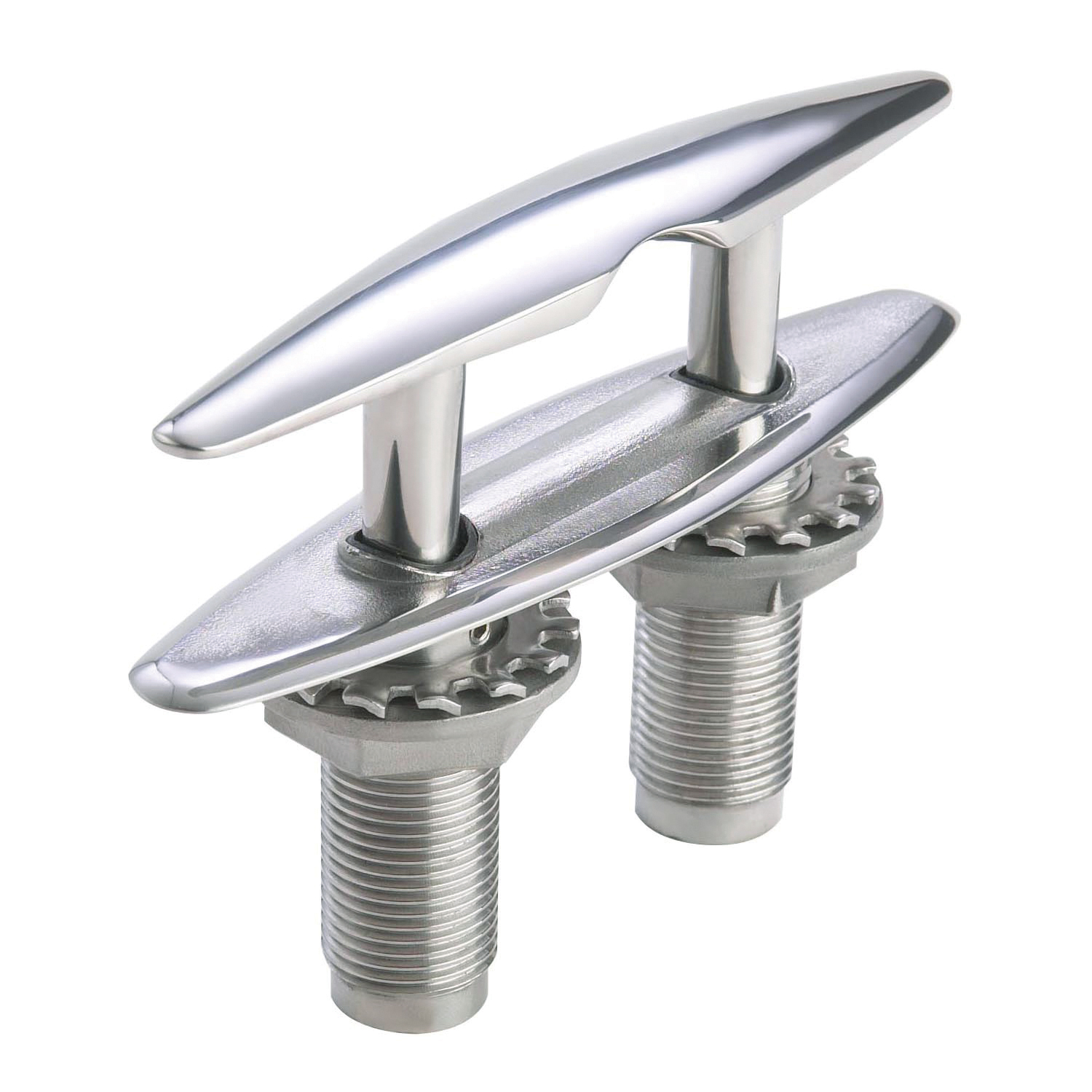 8″ polished stainless pull up cleat – PUC8 Product Image 2