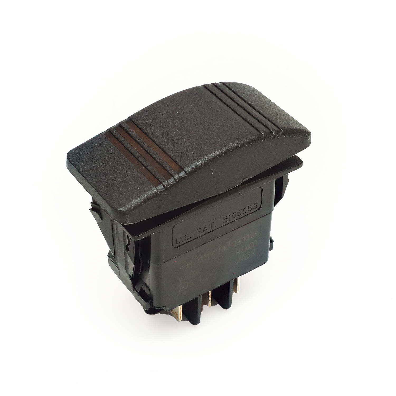 Rocker switch single momentary on / off – RSSMFMBK Product Image 1