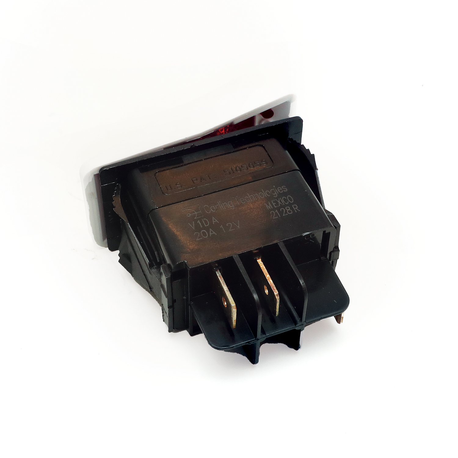 Rocker switch single on / off light – RSSNFLW Product Image 2