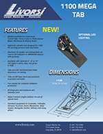 1050 stepped bottom trim tab kit with electric indicator – TTK1050SEL thumbnail image