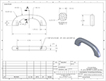 7″ billet grab handle – GHAS7 thumbnail image