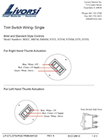 Dual throttle trim switch assembly with front plate – TSDWP – Instruction Sheet thumbnail image