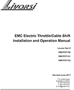 Livorsi side mount throttle with trim switch for Indmar engines – EMCPCFS100 thumbnail image