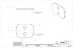 Two hole polished stainless steel motor plate – MP-11SS thumbnail image