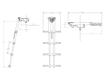 Single pin quick release short base retractable ladder – QRL4SCLA-N thumbnail image