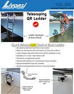 Four step flat surface quick release ladder with 8″ top bracket – LDR4081040000N thumbnail image