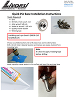 Sewn QR cleat with red line – QRSLFBR000048RD thumbnail image