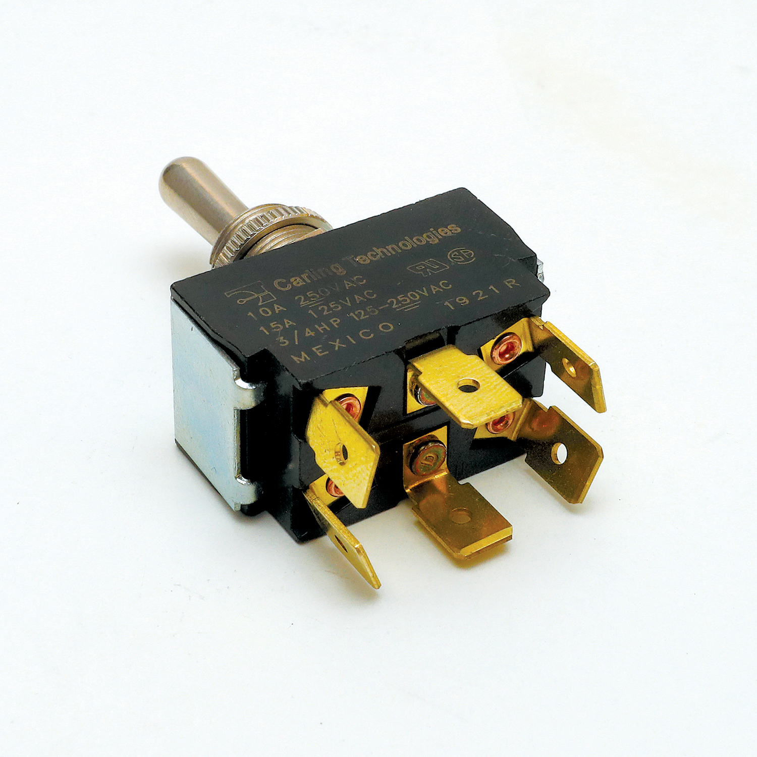 On / off / momentary on double pole double throw toggle switch – TSDNFN Product Image 1