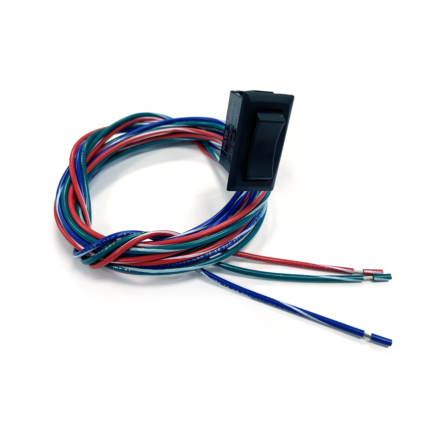 Single trim switch with wires – TSSW Product Image 1