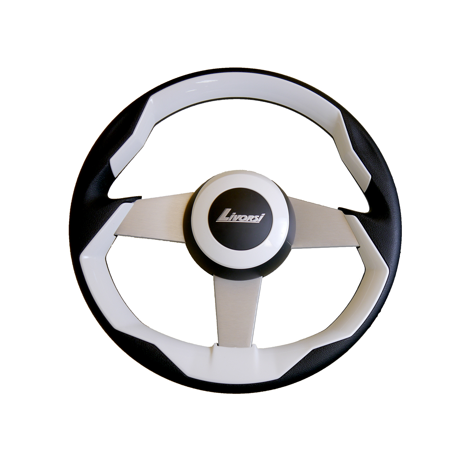 White Grimani wheel with center cap – UGSWWL Product Image 1