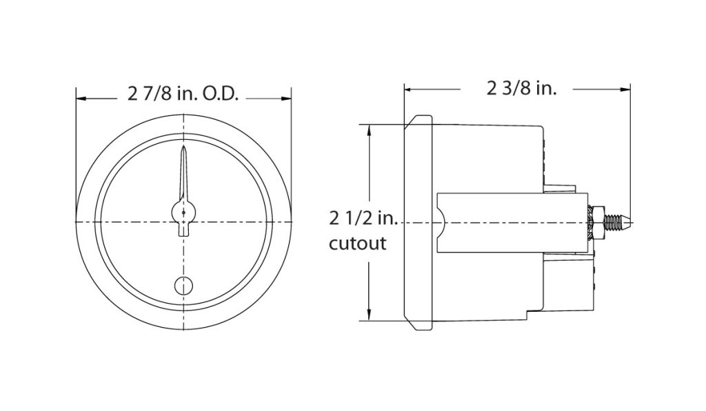 Vantage View 2-1/2" diagram