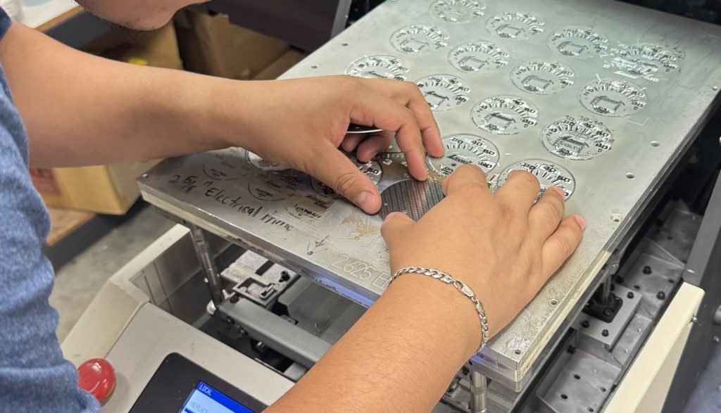 Printing an analog gauge dial