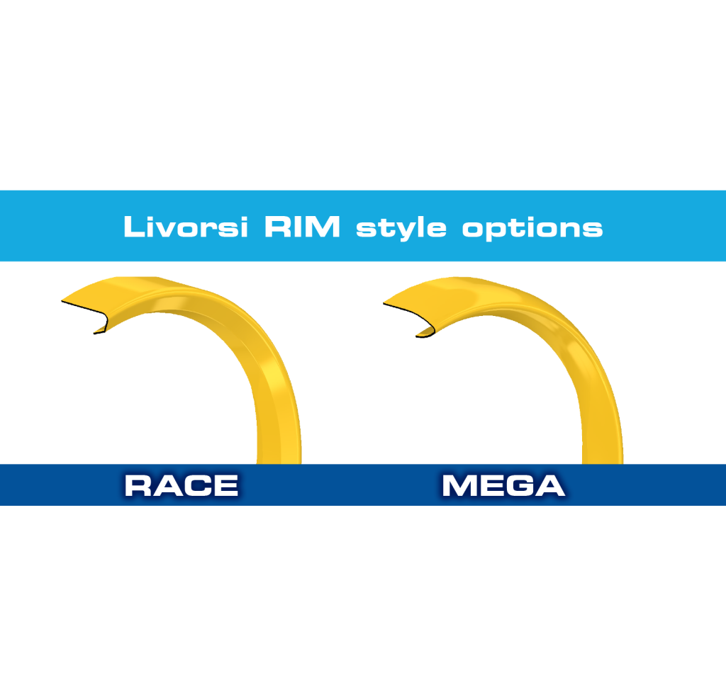 Livorsi Marine gauge rim style options for Vantage View gauges - race and mega