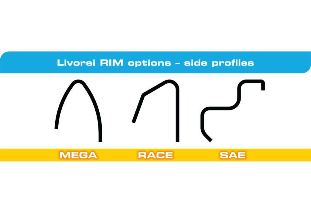 Livorsi rim comparison: mega, race and SAE