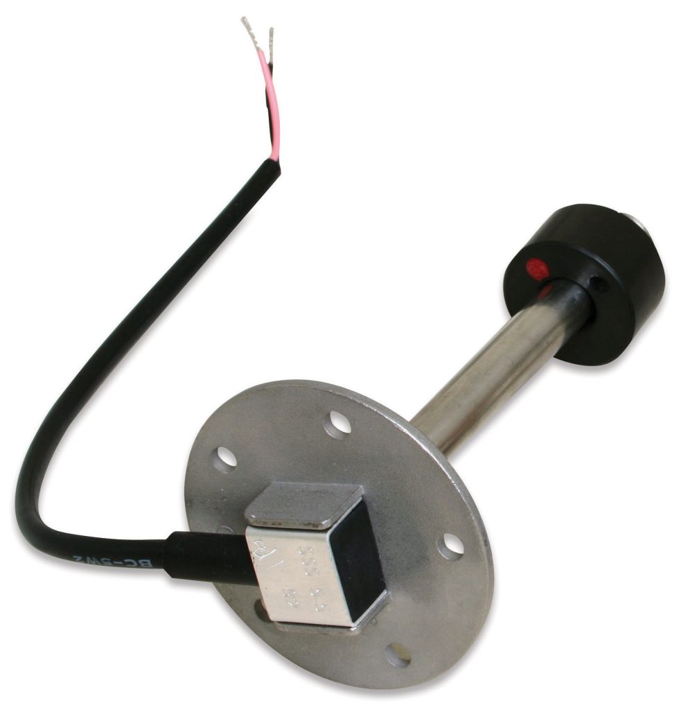 LED position indicator fuel sender